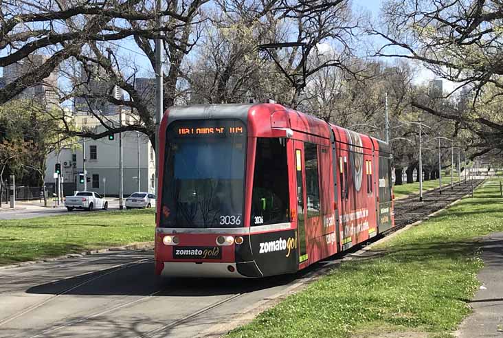 Yarra Trams Citadis Zomato 3036